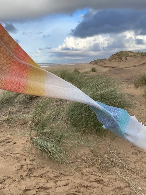 ‘Formby Beach Sunset’ Scarf